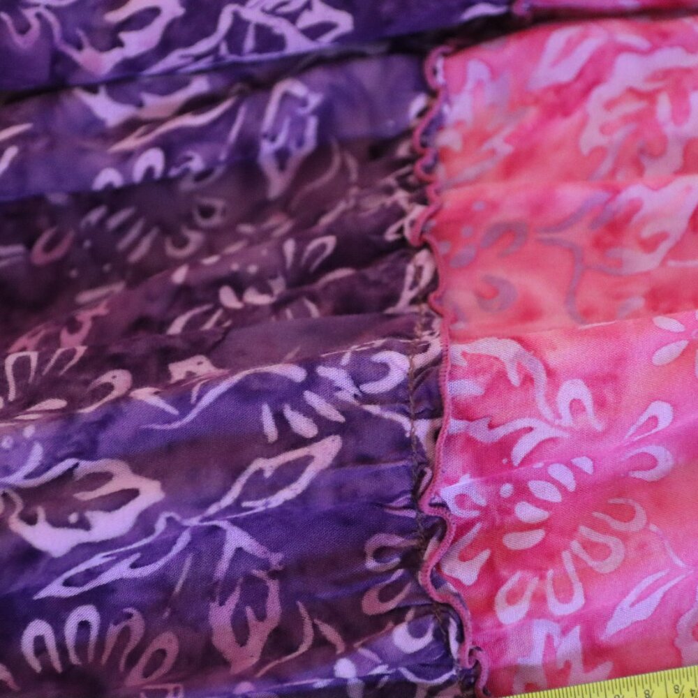 Hand Kreation Skirt One Size Boho, 100% Rayon festival, colorful, casual - Picture 11 of 12